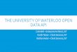The University of Waterloo Open Data API