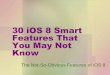 30 iOS 8 Smart Features That You Probably Don't Know