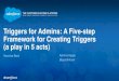 Triggers for Admins: A Five-step Framework for Creating Triggers