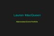 Lauren MacQueen Abbreviated Event Portfolio