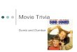 Non Linear Movie Trivia