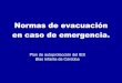 Normas de evacuación del IES Blas Infante