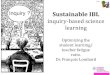 Sustainable inquiry-based science learning, François Lombard
