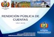 Rendición de Cuentas Pública en Tarija