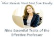 Teaser:  What Students Want Most from Faculty