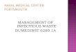 BUMEDINST 6280.1A MANAGEMENT OF INFECTIOUS WASTE