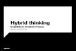 Hybrid Thinking - Empathie im kreativen Prozess