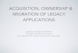 Acquisition, ownership and migration of legacy applications
