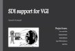 Sdi support for vgi