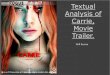 Textual Analysis of Carrie Trailer