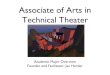 Overview of the Associate of Arts in Technical Theater Program