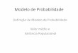Modelos de probabilidade