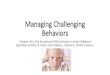 Chapter 18   managing challenging behaviors