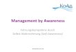 Management by awareness - Führungskompetenz durch Selbst-Wahrnehmung (Andrea Koppensteiner)