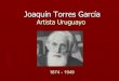 Joaquin Torres GarcíA
