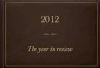 CCCC The Year In Review ~ JUMP 2012