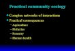Practical community ecology Complex networks of interactions