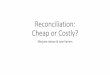 Reconciliation: Cheap or costly by Dr. Marjorie Jobson - Khulumani Support Group