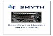 Smyth Sm14 and Sm20 Book Sewing machine - Brochure