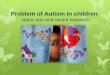 Problem of Autism in children
