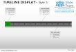 Time line display design 5 powerpoint presentation slides