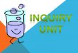 Inquiry unit for science