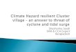Climate hazard resilient cluster village – an answer