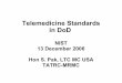 Telemedicine Standards in DoD NIST