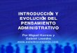 Ag01 introducción y evolución del pensamiento administrativo