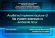 Analisi ed implementazione di file system distribuiti in ambiente GNU/Linux