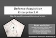 Defense Acquisition Enterprise 2.0