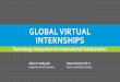 Global Virtual Internships - Allison Selby, Distance Teaching & Learning conference, University of Wisconsin-Madison