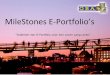Mile stones e portfolio's voor doelgroepen