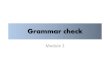 Grammar check. Module 2