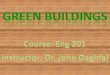 Green buildings project