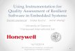 SERENE 2014 Workshop: Paper "Using Instrumentation for Quality Assessment of Resilient Software in Embedded Systems"