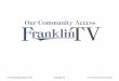 Franklin TV: Overview to Town Council
