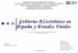 Experiencia de gobierno electronico en espana y estados unidos