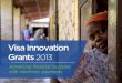 Visa Innovation Grants 2013: Advancing Financial Inclusion with Electronic Payments
