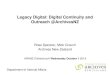 Legacy digital and outreach @archives nz