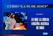 La Fe de Jesús Lección01