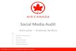 Air Canada Social Media Audit and Strategic Recommendations