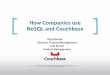 How companies-use-no sql-and-couchbase-10152013