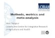 Alan Dangour, LCIRAH  "Methods, metrics and meta-analysis"