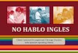 No Hablo Ingles--Client-Centered Occupational Therapy Practice with Spanish-Speaking Clients