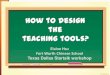 5.20 How to design the teaching tools