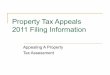2011 Property Tax Appeals