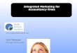 Integrated marketing for accountancy firms