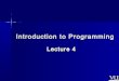 CS201- Introduction to Programming- Lecture 04