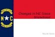 Changes in nc since statehood